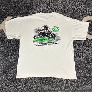 Indiana State Race Series 2011 Amature ATV Championship White T Shirt Men Sz XL